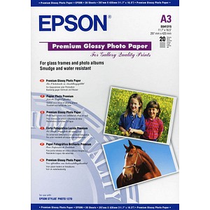 EPSON Fotopapier C13S041315 DIN A3 glänzend 255 g/qm 20 Blatt EPSON Fotopapier C13S041315 DIN A3 glänzend 255 g/qm 20 Blatt