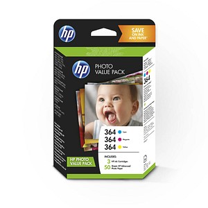 HP Value Pack 364 (T9D88EE) cyan, magenta, gelb Tintenpatronen HP Value Pack 364 (T9D88EE) cyan, magenta, gelb Tintenpatronen