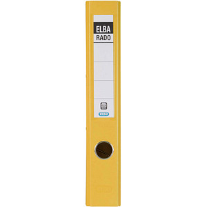 ELBA rado plast Ordner gelb Kunststoff 5,0 cm DIN A4 ELBA rado plast Ordner gelb Kunststoff 5,0 cm DIN A4