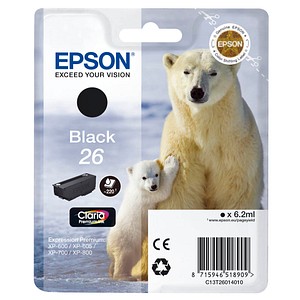 EPSON 26 / T2601 schwarz Tintenpatrone EPSON 26 / T2601 schwarz Tintenpatrone