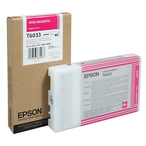 EPSON T6033 vivid magenta Tintenpatrone EPSON T6033 vivid magenta Tintenpatrone