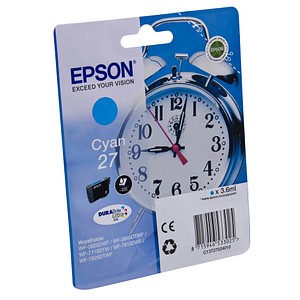 EPSON 27 / T2702 cyan Tintenpatrone EPSON 27 / T2702 cyan Tintenpatrone