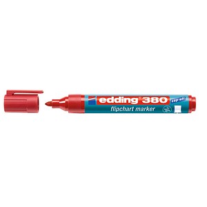 10 edding 380 Flipchart-Marker rot 1,5 - 3,0 mm 10 edding 380 Flipchart-Marker rot 1,5 - 3,0 mm