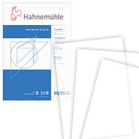 HAHNEMÜHLE Transparentpapier Entwurfblock 90 g/qm, 1 Block