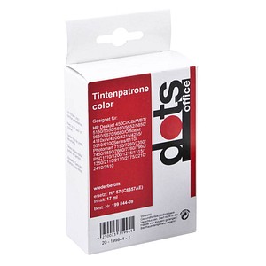 dots color Tintenpatrone ersetzt HP 57 (C6657AE) dots color Tintenpatrone ersetzt HP 57 (C6657AE)