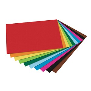 folia Tonpapier farbsortiert DIN A4 130 g/qm folia Tonpapier farbsortiert DIN A4 130 g/qm