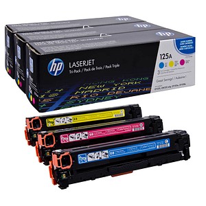 3 HP 125A (CF373AM) cyan, magenta, gelb Tonerkartuschen 3 HP 125A (CF373AM) cyan, magenta, gelb Tonerkartuschen