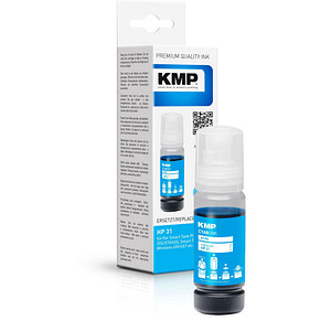 KMP H198 cyan Tintenflasche ersetzt HP 31 (1VU26AE) KMP H198 cyan Tintenflasche ersetzt HP 31 (1VU26AE)