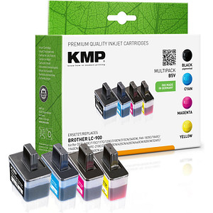 4 KMP B5V schwarz, cyan, magenta, gelb Tintenpatronen ersetzen brother LC900VALBP 4 KMP B5V schwarz, cyan, magenta, gelb Tintenpatronen ersetzen brother LC900VALBP