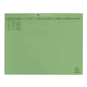 25 Exacompta Hängehefter Exaflex Karton grün 25 Exacompta Hängehefter Exaflex Karton grün