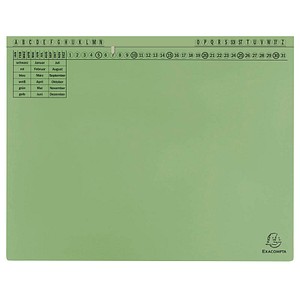 25 Exacompta Hängehefter Exaflex Karton grün 25 Exacompta Hängehefter Exaflex Karton grün