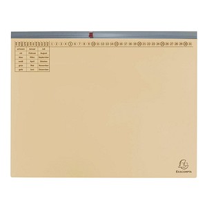25 Exacompta Hängehefter Exaflex Karton chamois 25 Exacompta Hängehefter Exaflex Karton chamois