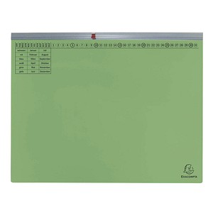 25 Exacompta Hängehefter Exaflex Karton grün 25 Exacompta Hängehefter Exaflex Karton grün