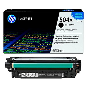 HP 504A (CE250A) schwarz Tonerkartusche HP 504A (CE250A) schwarz Tonerkartusche