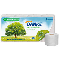 DANKE Toilettenpapier 3-lagig Recyclingpapier, 16 Rollen DANKE Toilettenpapier 3-lagig Recyclingpapier, 16 Rollen