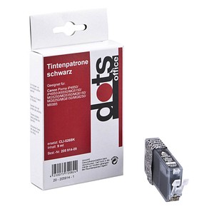 dots schwarz Tintenpatrone ersetzt Canon CLI-526 BK dots schwarz Tintenpatrone ersetzt Canon CLI-526 BK