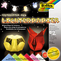 folia Transparentpapier Lichterpapier 30,0 x 30,0 cm 80 g/qm, 12 St.