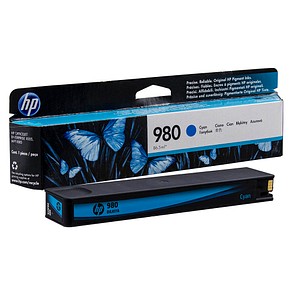 HP 980 (D8JO7A) cyan Tintenpatrone HP 980 (D8JO7A) cyan Tintenpatrone