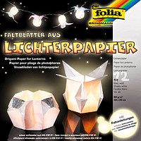 folia Transparentpapier Lichterpapier 30,0 x 30,0 cm 80 g/qm, 12 St.
