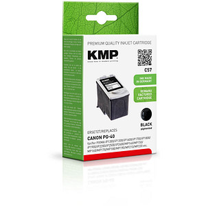 KMP C57 schwarz Tintenpatrone ersetzt Canon PG-40 KMP C57 schwarz Tintenpatrone ersetzt Canon PG-40