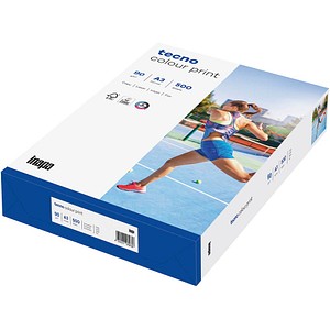 tecno Laserpapier colour print DIN A3 90 g/qm 500 Blatt tecno Laserpapier colour print DIN A3 90 g/qm 500 Blatt