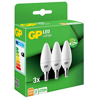 3 GP LED-Lampen Mini Candle E14 4,9 W matt