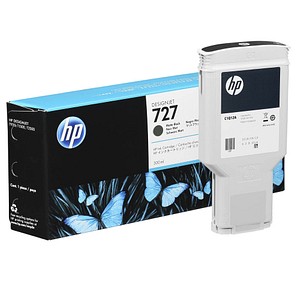 HP 727 (C1Q12A) schwarz matt Tintenpatrone HP 727 (C1Q12A) schwarz matt Tintenpatrone