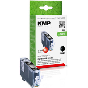 KMP C82 schwarz Tintenpatrone ersetzt Canon CLI-526 BK KMP C82 schwarz Tintenpatrone ersetzt Canon CLI-526 BK