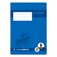 Staufen® Schulheft Premium Lineatur 9 liniert DIN A5 Außenrand, 16 Blatt