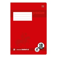 Staufen® Schulheft Premium Lineatur 10 kariert DIN A5 Außenrand, 16 Blatt