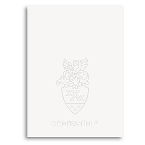 GOHRSMÜHLE Briefpapier mit Wasserzeichen weiß DIN A4 100 g/qm 200 Blatt GOHRSMÜHLE Briefpapier mit Wasserzeichen weiß DIN A4 100 g/qm 200 Blatt