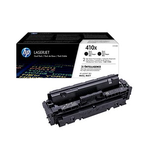 2 HP 410X (CF410XD) schwarz Tonerkartuschen 2 HP 410X (CF410XD) schwarz Tonerkartuschen