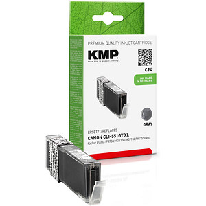 KMP C94 grau Tintenpatrone ersetzt Canon CLI-551 XL GY KMP C94 grau Tintenpatrone ersetzt Canon CLI-551 XL GY