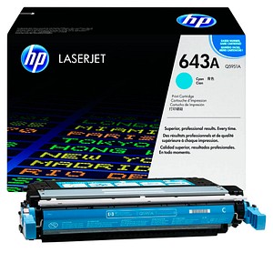 HP 643A (Q5951A) cyan Tonerkartusche HP 643A (Q5951A) cyan Tonerkartusche
