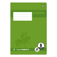 Staufen® Schulheft Premium Lineatur 6 blanko DIN A5 ohne Rand, 16 Blatt