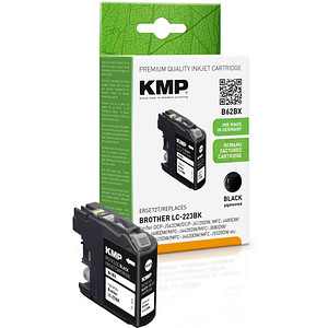 KMP B62BX schwarz Tintenpatrone ersetzt brother LC-223BK KMP B62BX schwarz Tintenpatrone ersetzt brother LC-223BK