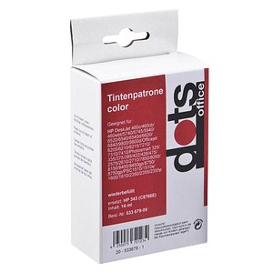 dots color Tintenpatrone ersetzt HP 343 (C8766EE) dots color Tintenpatrone ersetzt HP 343 (C8766EE)