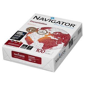 NAVIGATOR Kopierpapier Presentation DIN A4 100 g/qm 500 Blatt NAVIGATOR Kopierpapier Presentation DIN A4 100 g/qm 500 Blatt