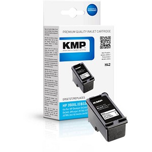 KMP H42 schwarz Tintenpatrone ersetzt HP 350XL (CB336EE) KMP H42 schwarz Tintenpatrone ersetzt HP 350XL (CB336EE)