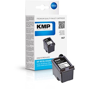 KMP H47 schwarz Tintenpatrone ersetzt HP 901XL (CC654EE) KMP H47 schwarz Tintenpatrone ersetzt HP 901XL (CC654EE)