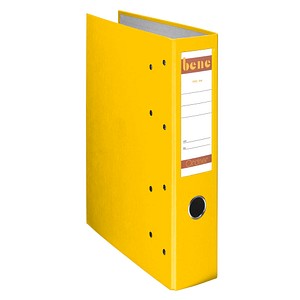 bene Doppelordner gelb Karton 7,5 cm bene Doppelordner gelb Karton 7,5 cm
