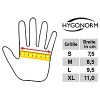 HYGONORM unisex Einmalhandschuhe CLASSIC LIGHT weiß Größe L 100 St.