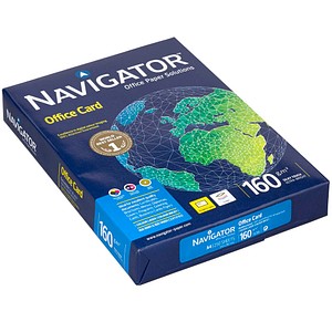 NAVIGATOR Kopierpapier Office Card DIN A4 160 g/qm 250 Blatt NAVIGATOR Kopierpapier Office Card DIN A4 160 g/qm 250 Blatt
