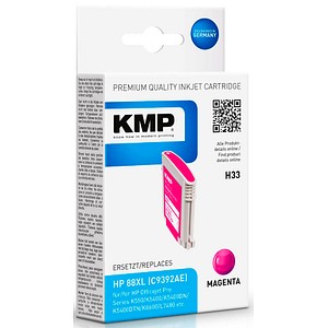 KMP H33 magenta Tintenpatrone ersetzt HP 88XL (C9392AE) KMP H33 magenta Tintenpatrone ersetzt HP 88XL (C9392AE)