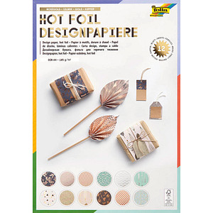folia Motivblock Hotfoil 1 farbsortiert 165 g/qm 12 Blatt folia Motivblock Hotfoil 1 farbsortiert 165 g/qm 12 Blatt