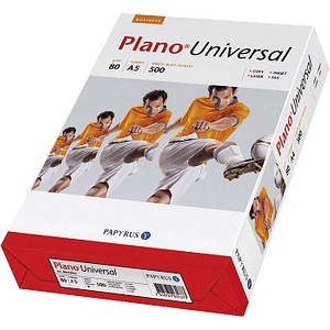 Plano Kopierpapier Universal DIN A5 80 g/qm 500 Blatt Plano Kopierpapier Universal DIN A5 80 g/qm 500 Blatt