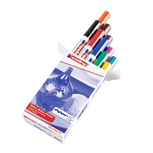 10 edding 750 Lackmarker farbsortiert 2,0 - 4,0 mm 10 edding 750 Lackmarker farbsortiert 2,0 - 4,0 mm