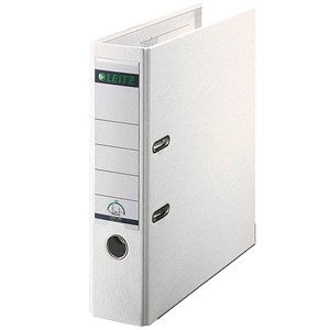 LEITZ 1010 Ordner weiß Kunststoff 8,0 cm DIN A4 LEITZ 1010 Ordner weiß Kunststoff 8,0 cm DIN A4
