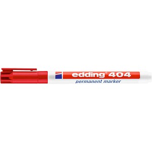 edding 404 Permanentmarker rot 0,75 mm edding 404 Permanentmarker rot 0,75 mm