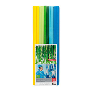 WEROLA Krepppapier Maritim farbsortiert 31 g/qm 10 Rollen WEROLA Krepppapier Maritim farbsortiert 31 g/qm 10 Rollen